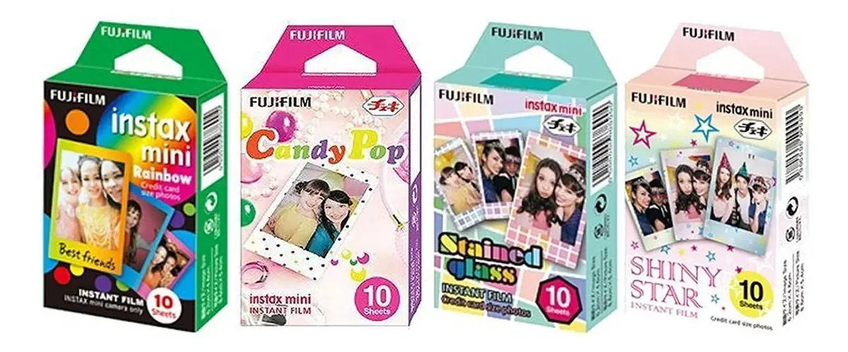 Conjunto de filmagem Fujifilm Instax Mini Rainbow