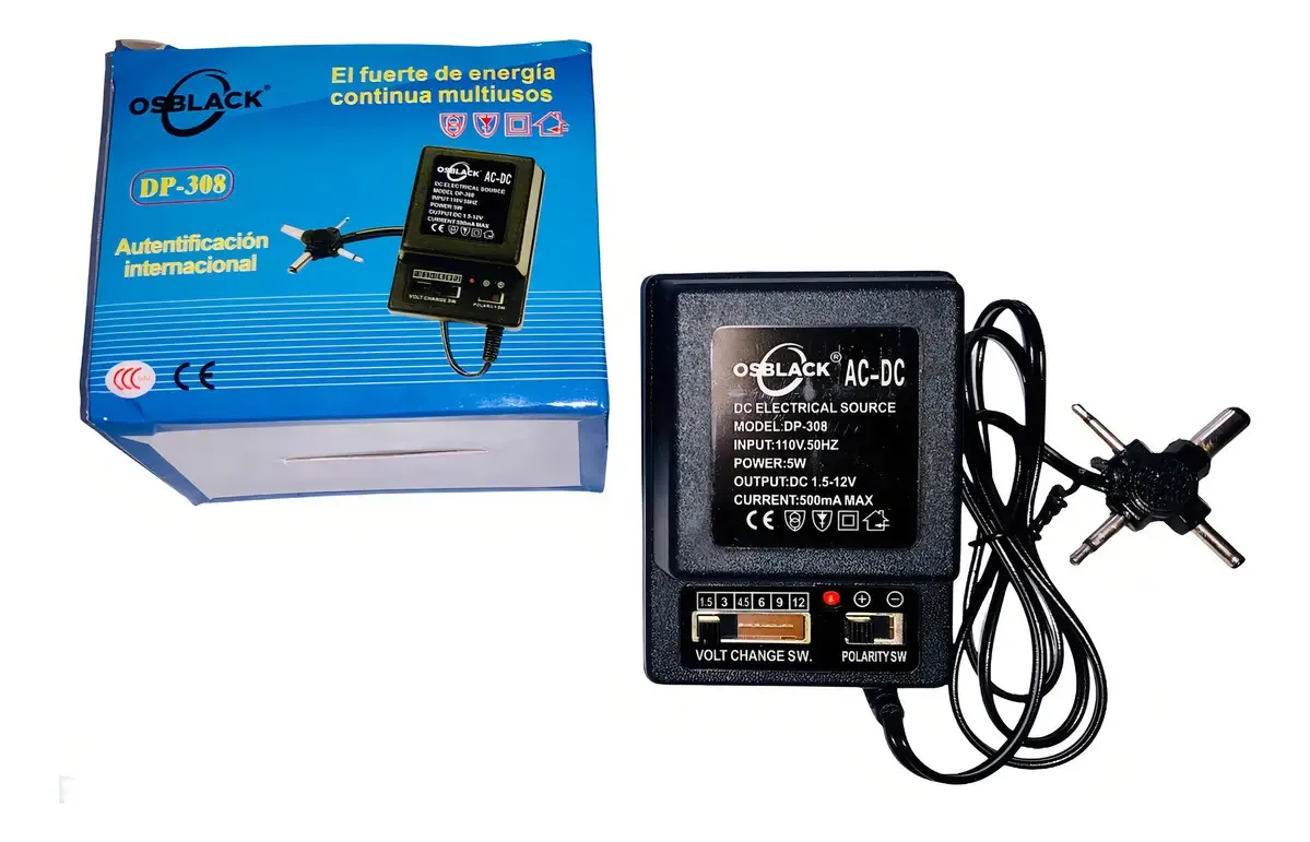 Adaptador de tensão universal 500mA