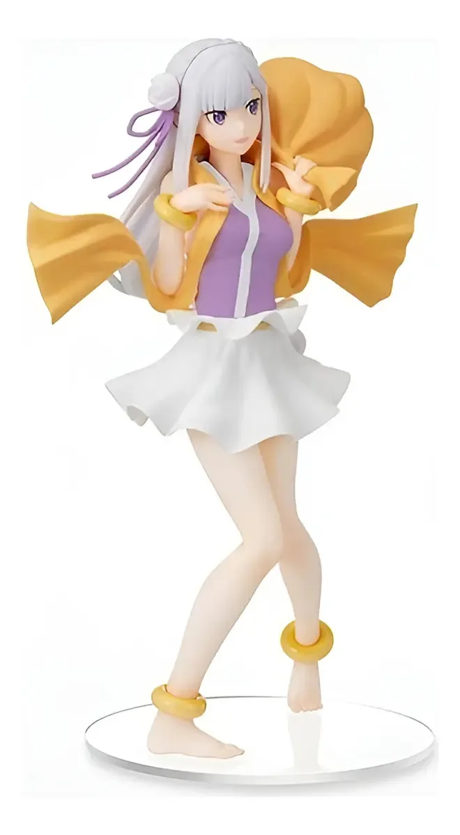 Boneco Super Premium Emilia Re:zero de 18 cm - Sega