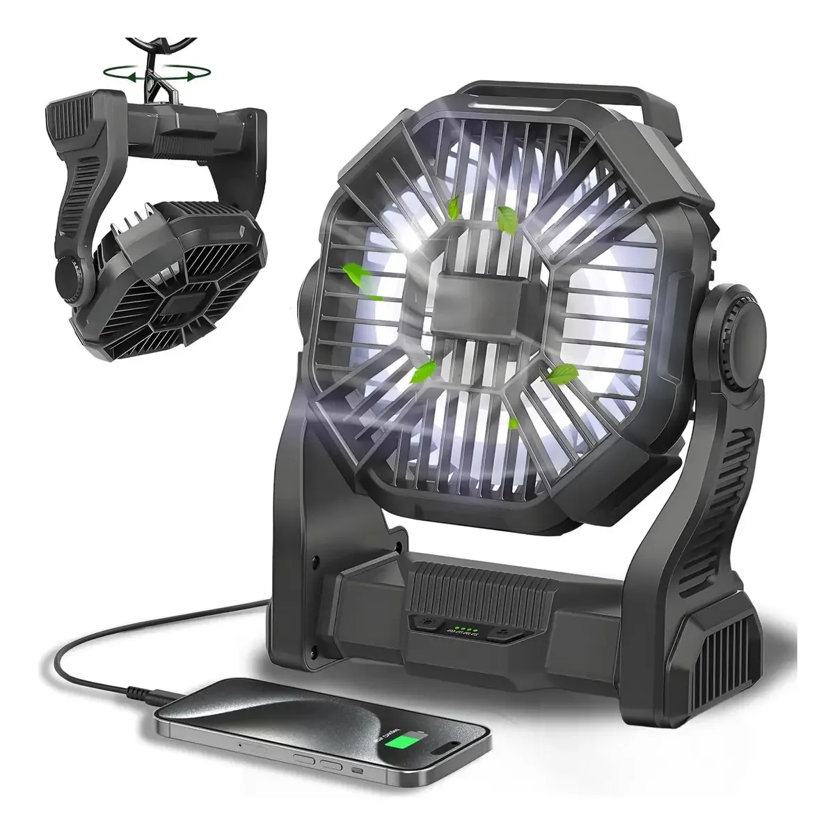Ventilador Recarregável Portátil Contola, Ventilador Com C