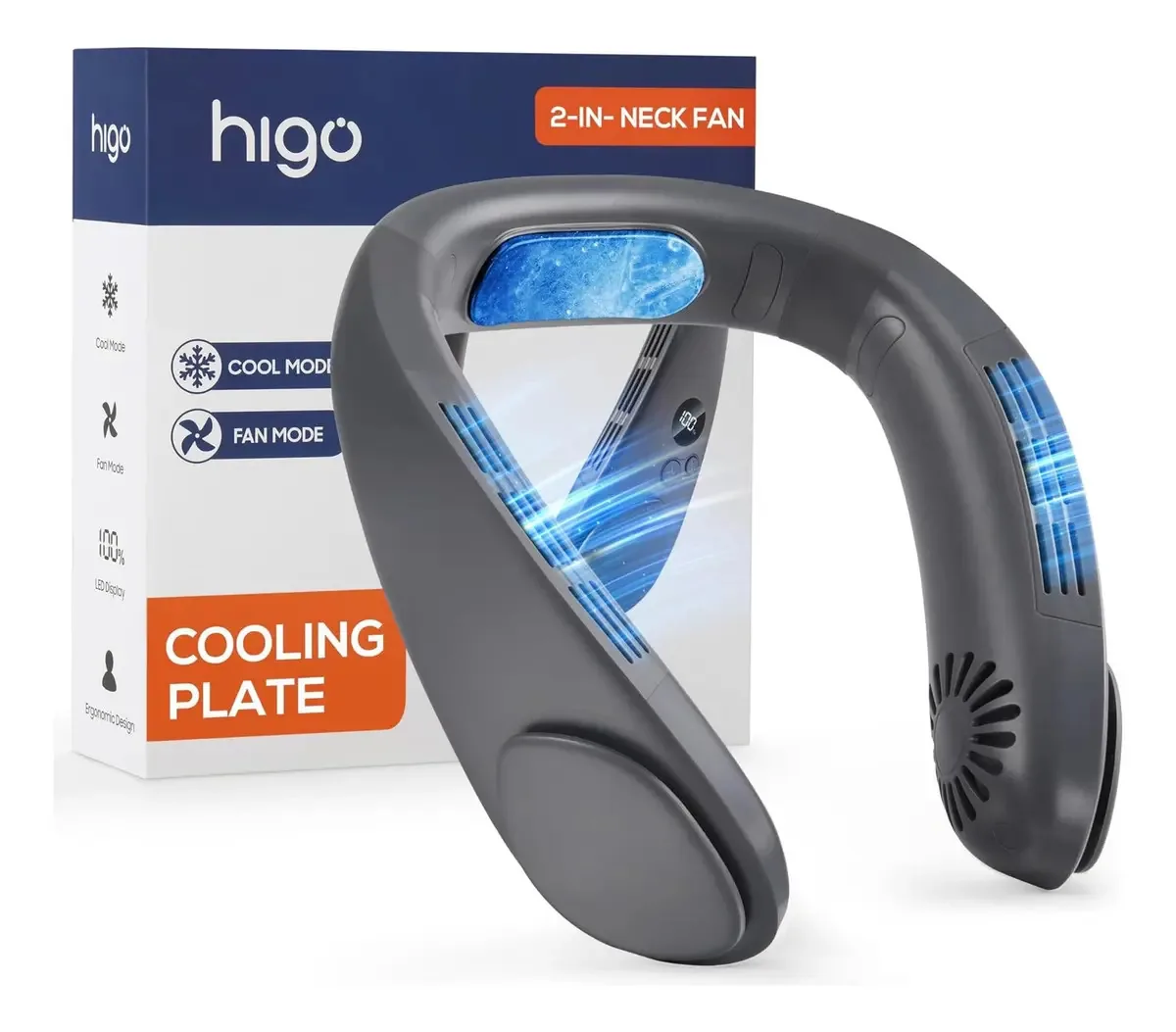 Ventilador portátil Higo CoolingMaster - cor preta