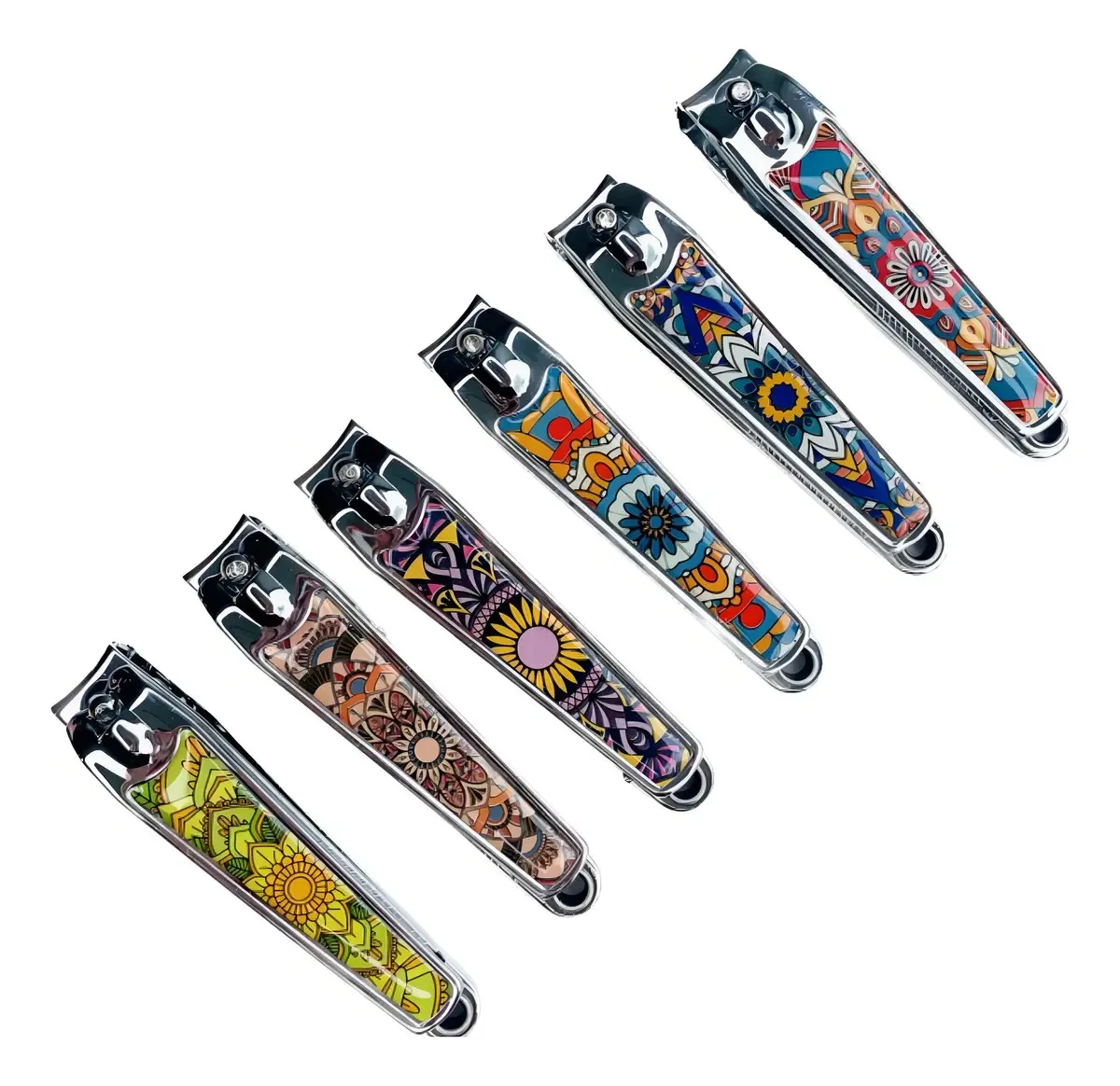 Cortador De Unhas Metal Df-un9425 Estampas Mandalas