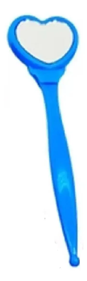 Kit De Beleza Navalha Sobrancelha Espelho Pincel Azul