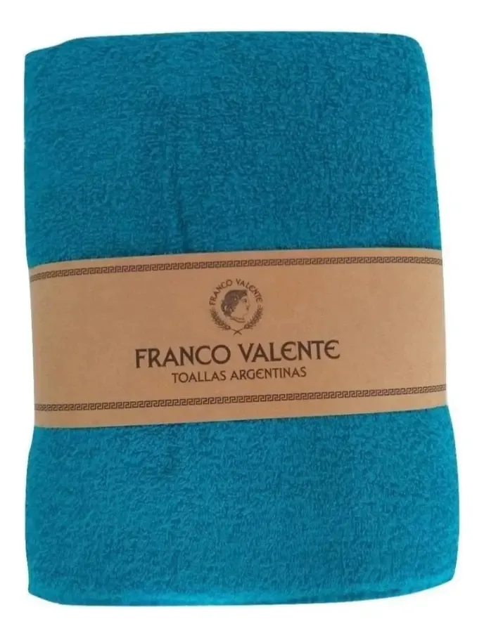 Conjunto de toalhas e toalhas Franco Valente 400grs Cor Azul Petroleum Smooth