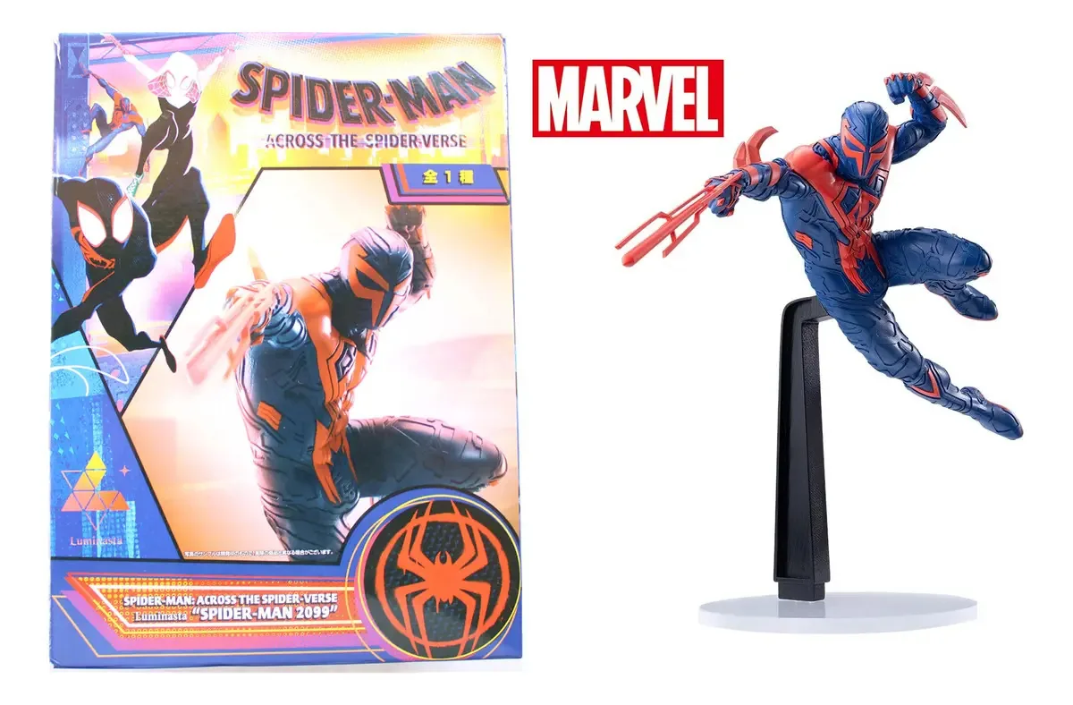 Figura Homem-Aranha 2099 de Spider-Man: Através do Aranhaverso Luminasta Sega 21 cm