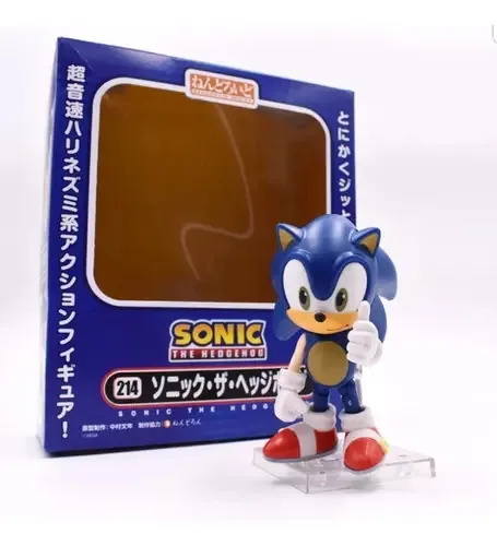 Boneco Sonic Hedgehog Sega Articulado Pronta