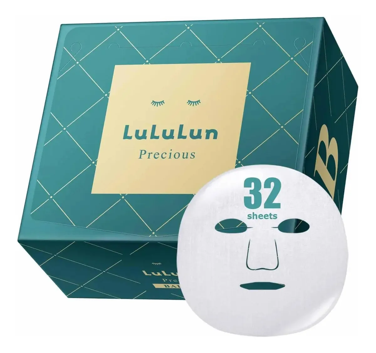 Lululun 32 Peças de Máscara Facial para o Cuidado da