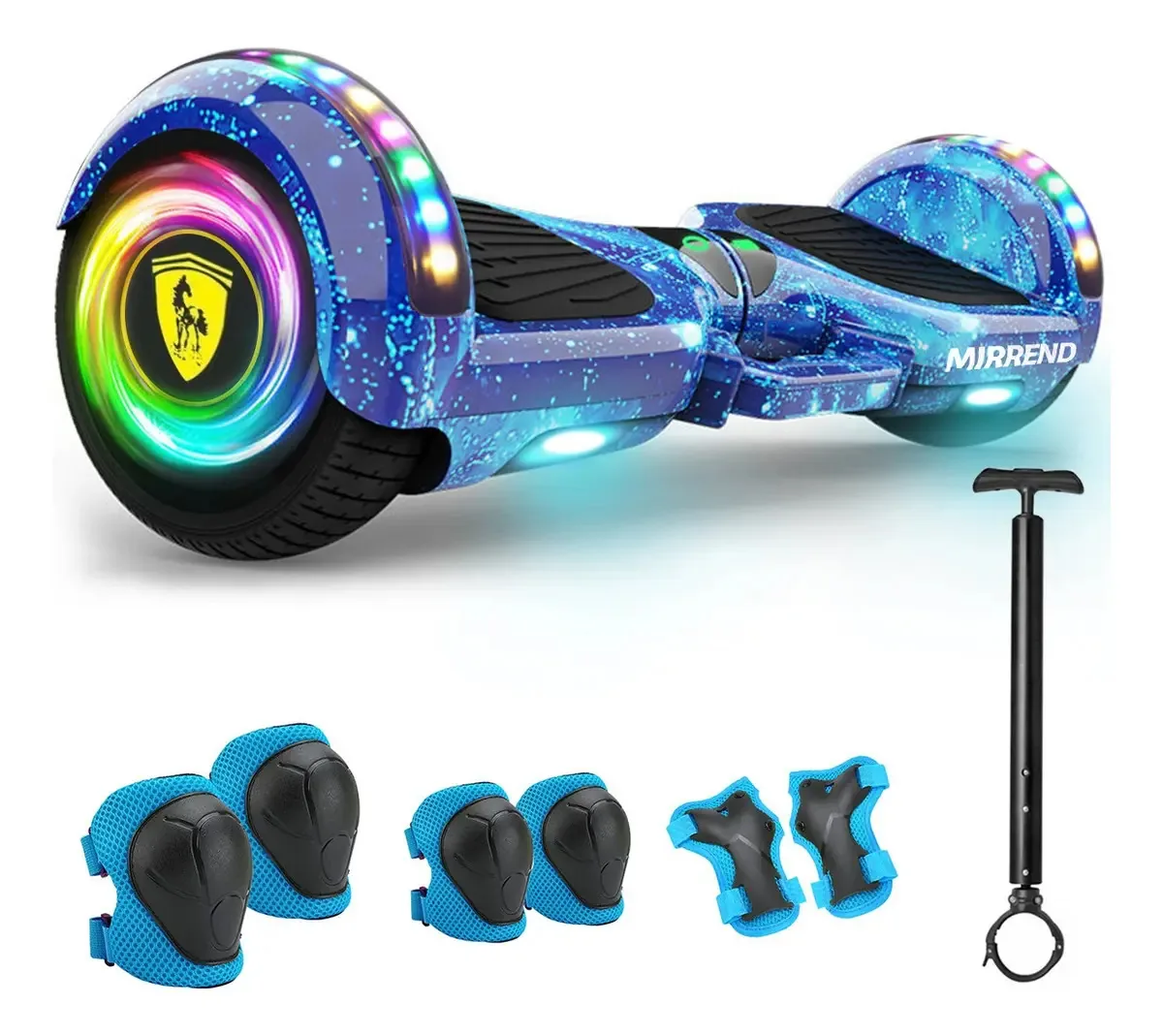 Skate elétrico Mirrend T1 Blue 6.5 Hoverboard