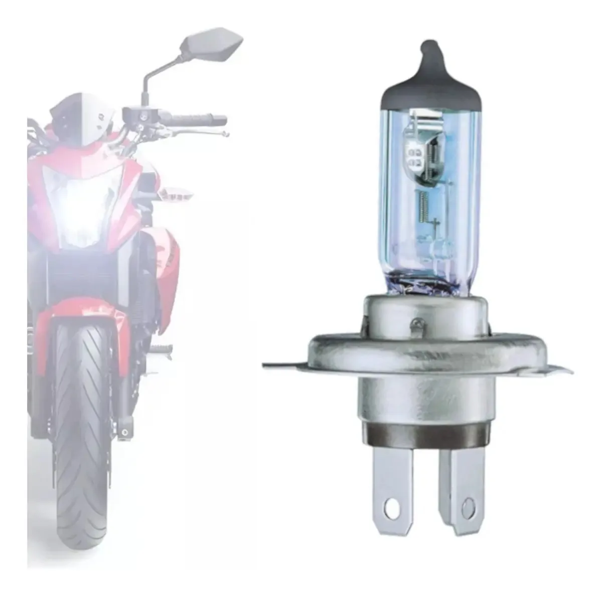 Lâmpada Do Farol - Moto H4 Xracer 35w 12v Os62186xr