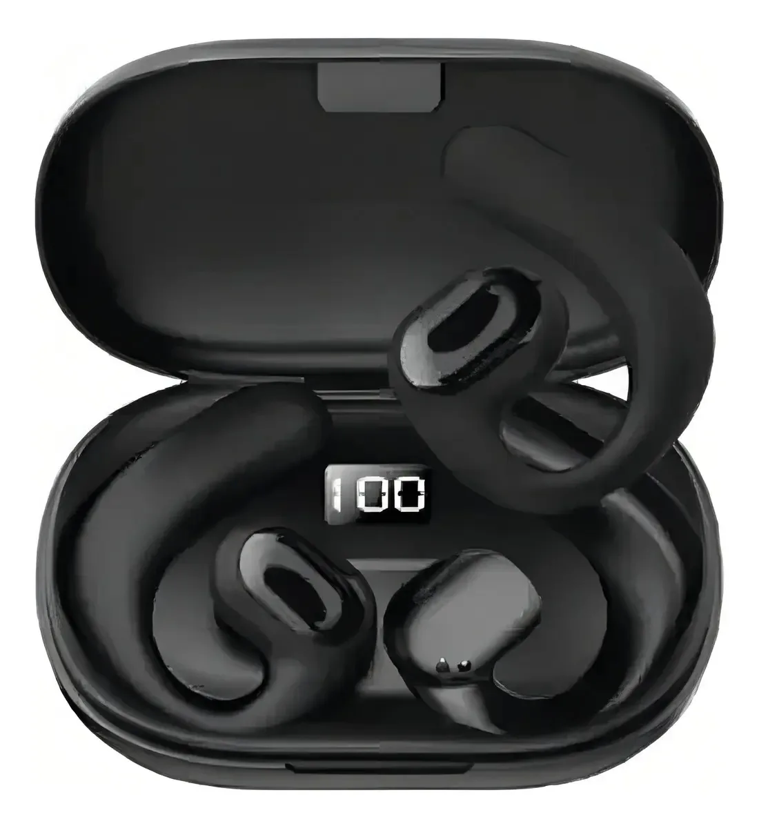 Fone De Ouvido Condução De Ar Sem Fio Peining Cor Preto