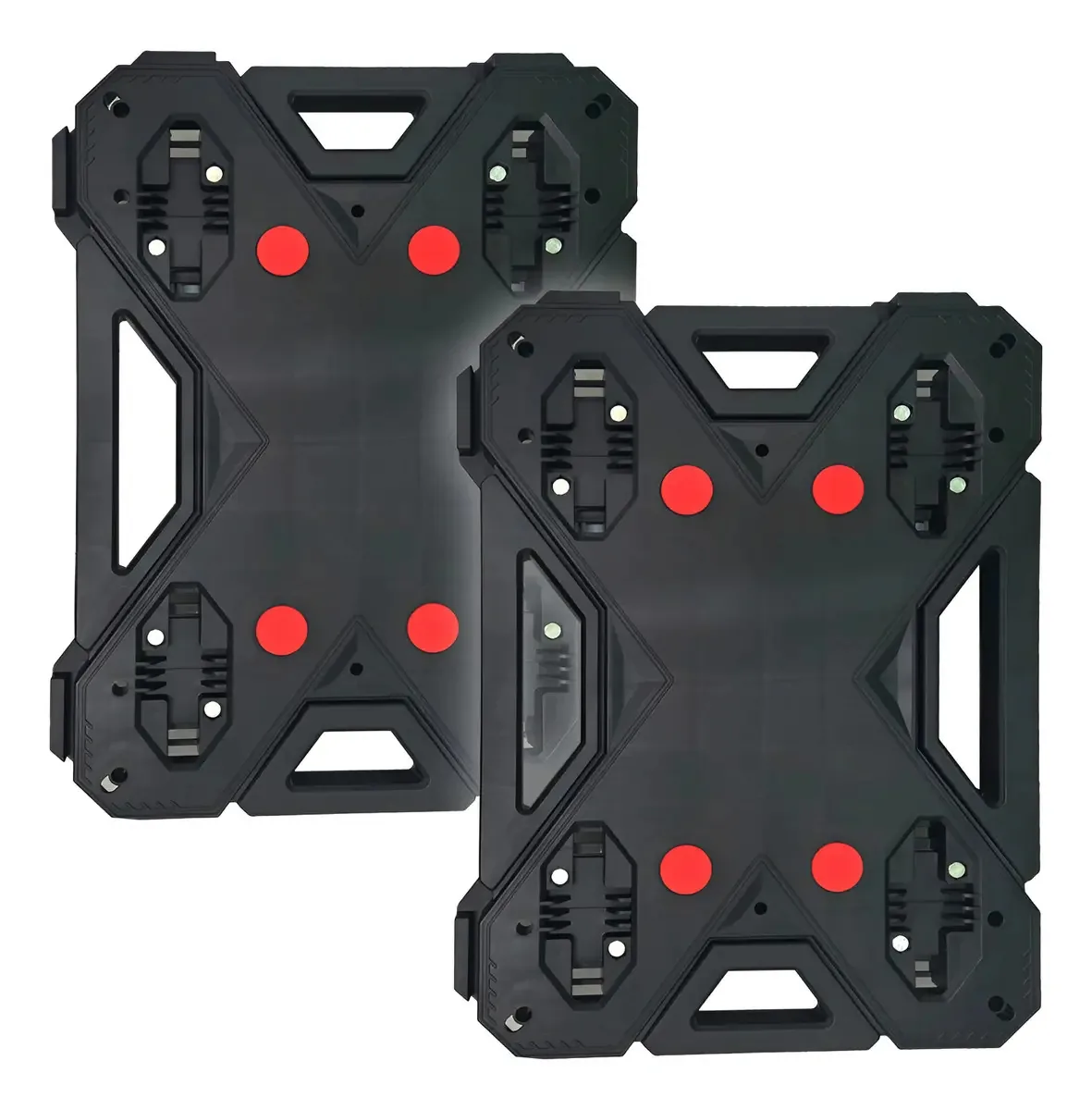 Plataforma de interconexão 73x53cm 250kg Adir 11783 2 peças pretas