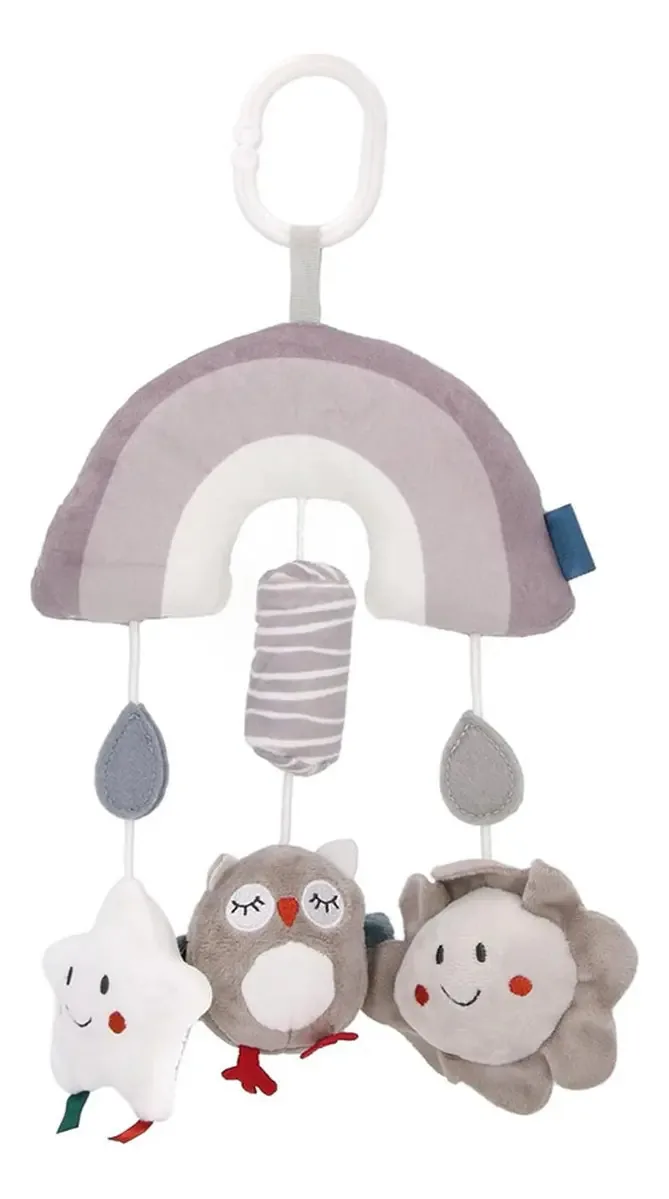 Brinquedo musical móvel Soft Sensory Rattle Hanging para bebê