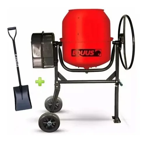 Misturador de concreto com pá com volante Equus 140 L Trompito - Smf