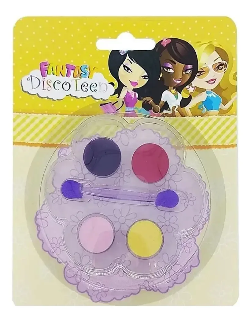 Kit Maquiagem Infantil Disco Teen - Flor/estrela/picolé