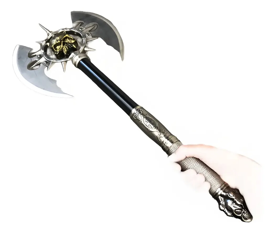 Machado de caveira gótica de fantasia medieval Sw-710