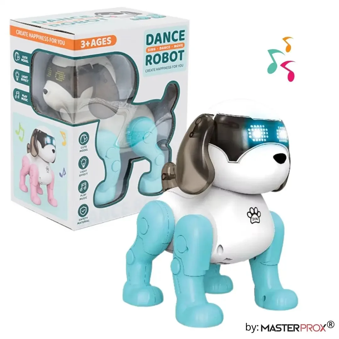 Robô de brinquedo azul Master Prox mp4436