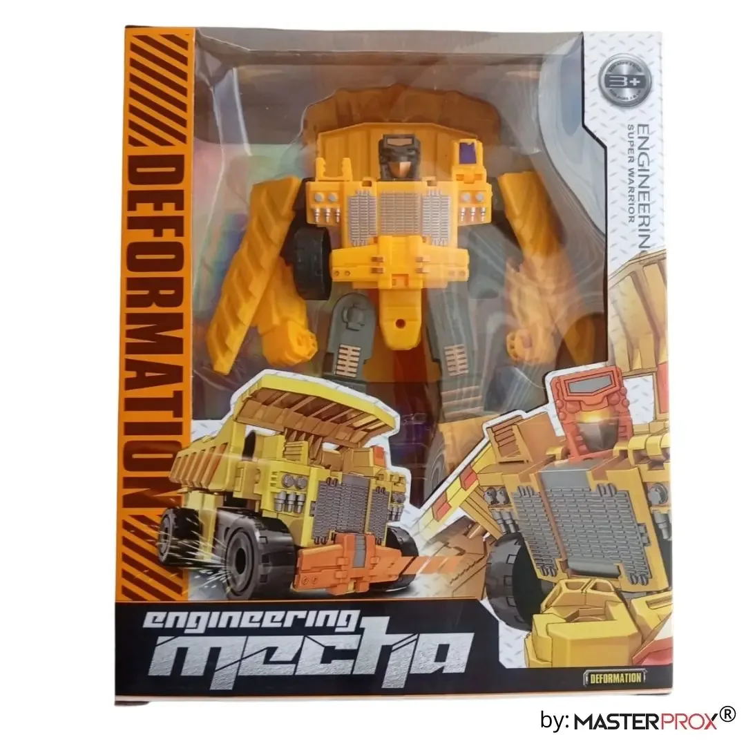 Robô de brinquedo amarelo Master Prox mp93734