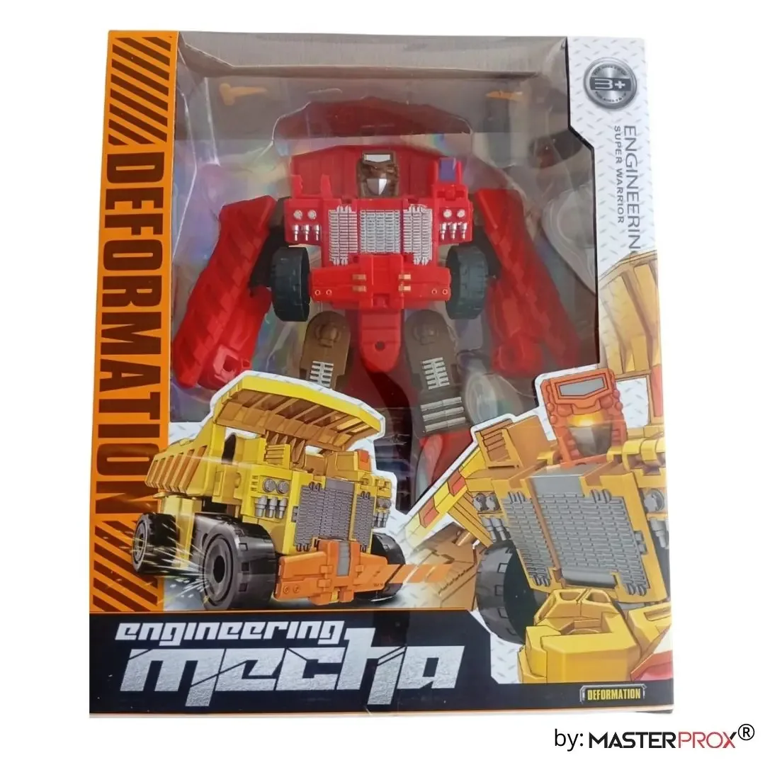 Robô de brinquedo vermelho Master Prox mp93734