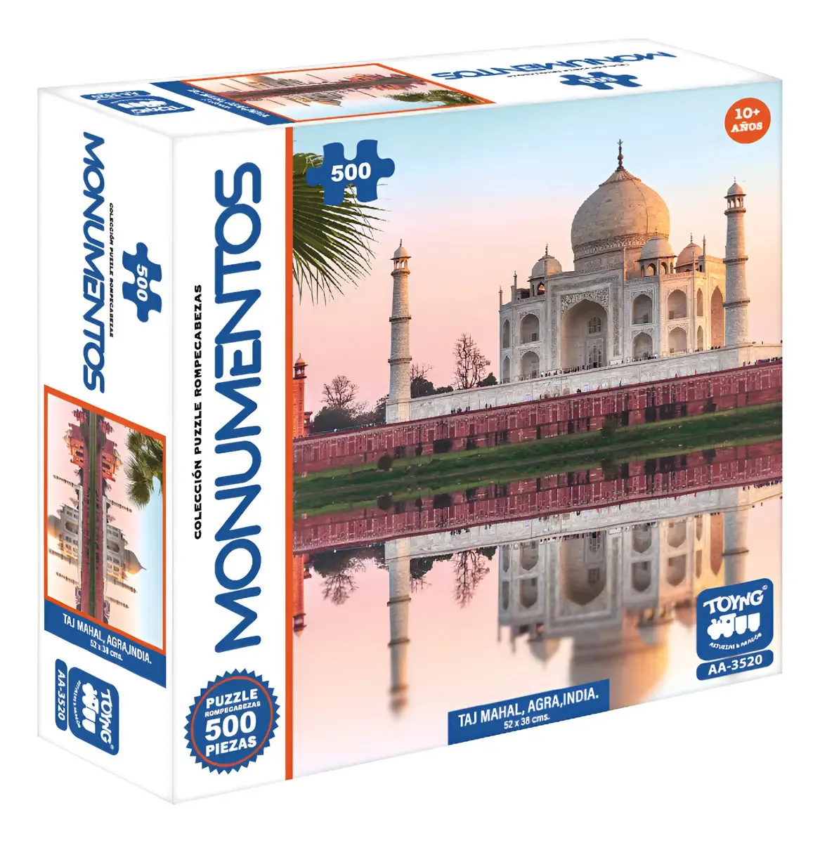 500 quebra-cabeças do Taj Mahal