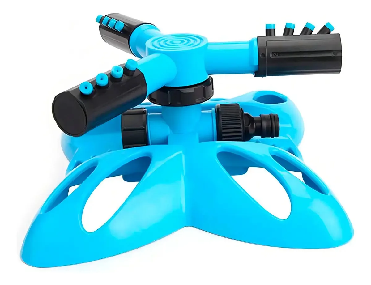 Sistema de irrigação por aspersão rotativo automático para jardim