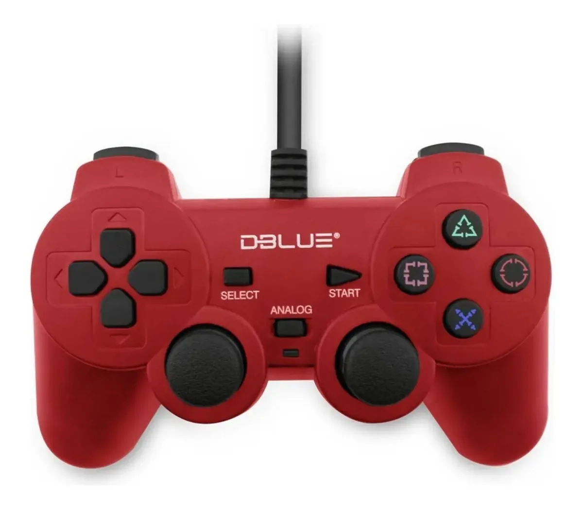 Controle joystick Dblue DBC1001 vermelho
