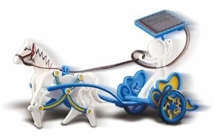 Brinquedo armável movido a energia solar Pegasus 3 em 1