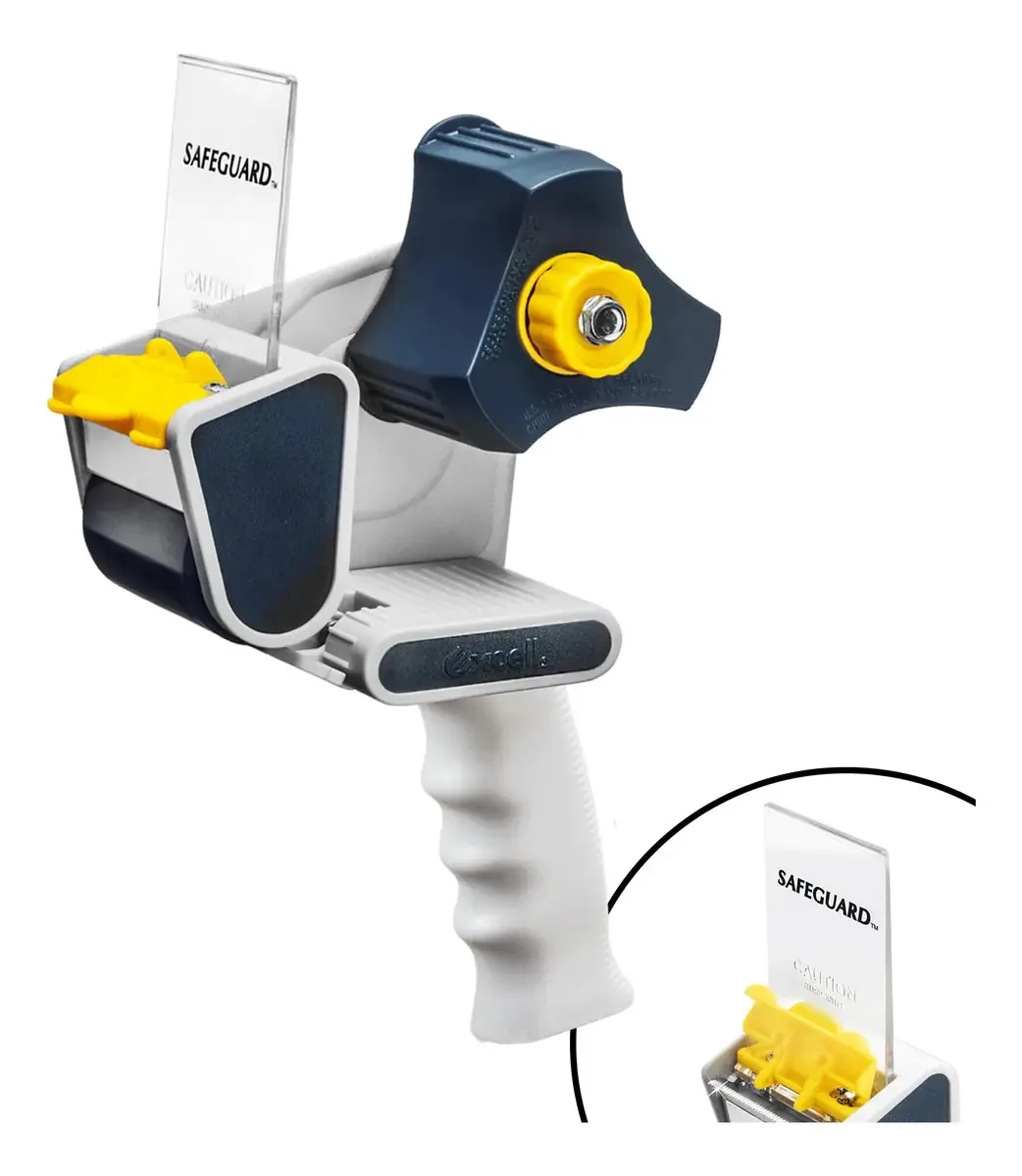 Aplicador de Fita Manual Excell para Fita Adesiva de 50mm, Verde-escuro