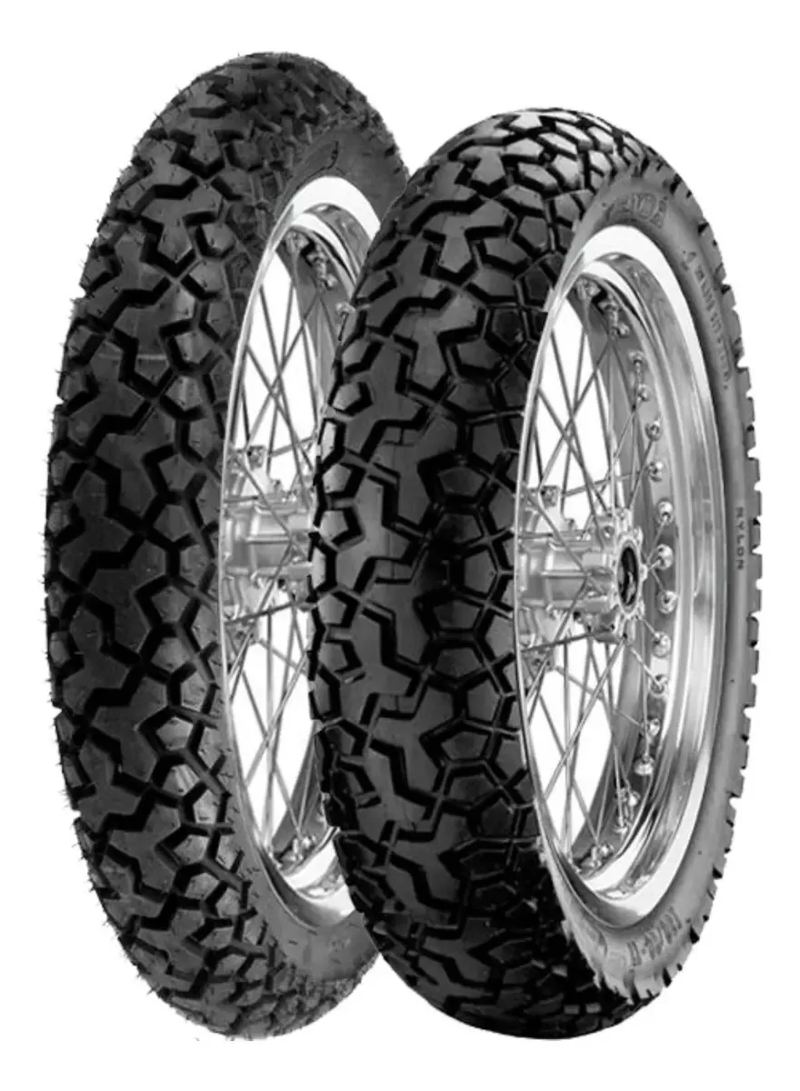 Par Pneus Moto 90/90-21 + 120/80-18 Kenda K280