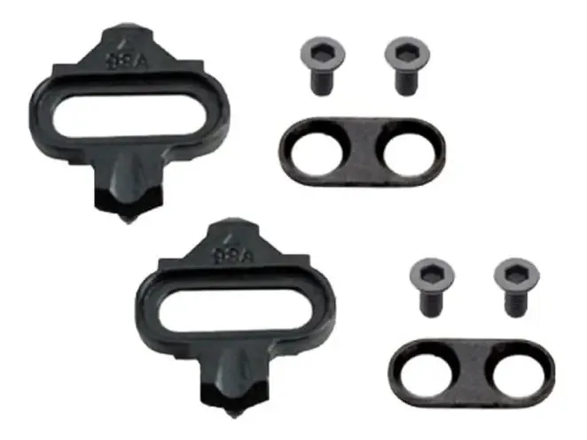 Tacos Taquinhos Wellgo 98A Preto Compatíveis Shimano SPD MTB