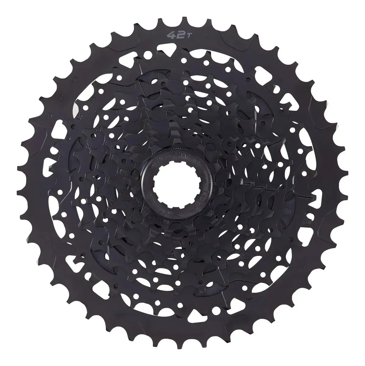 Roda dentada de bicicleta Microshift CSEMCS0004 cor preta