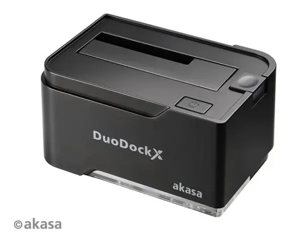 Docking Station Ssd E Hd 2.5 / 3.5 Sata Akasa Duodock X
