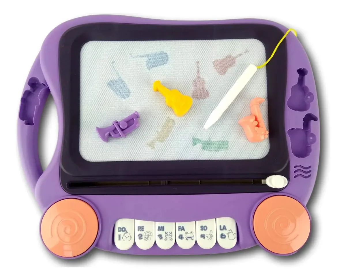 Brinquedo magnético de quadro branco para escrever e desenhar