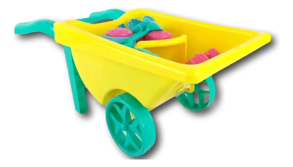 Carrinho de Praia com 9 Peças