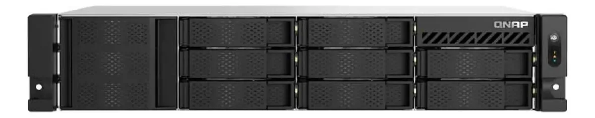 Storage Nas Qnap Ts-855eu 8gb Ddr4 Gigabit 8 Baias Hd/ssd Cor Preto