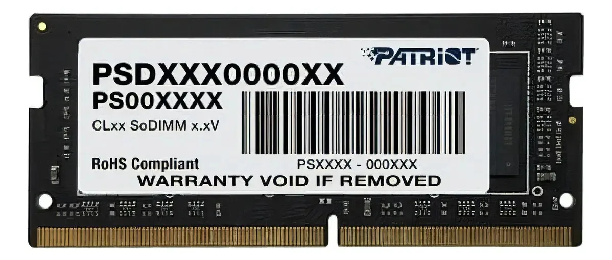 Memória Ram Signature Preto 8gb 1 Patriot Psd48g26662s