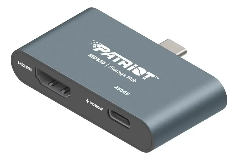 Hub de armazenamento Patriot Mobile Md330 256 GB de armazenamento