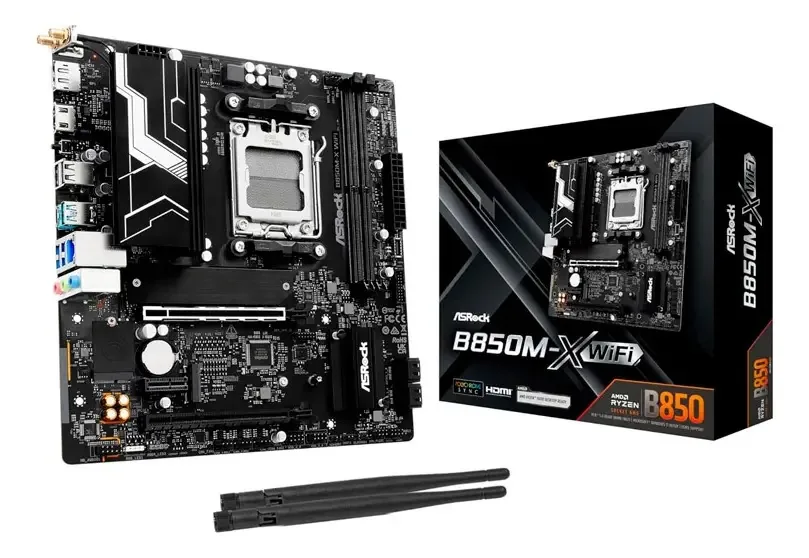 Placa Mae Asrock B850m-x Wifi R2.0 Preto