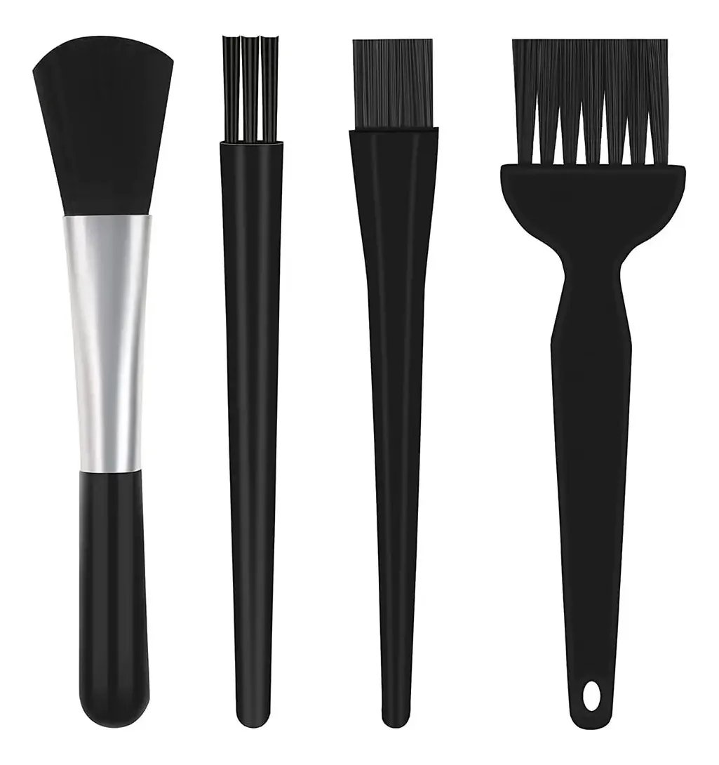 Kit Doumneou de 4 pincéis antiestáticos, escova antiestática, escova para limpeza de computador, para teclado de laptop e placa de circuito