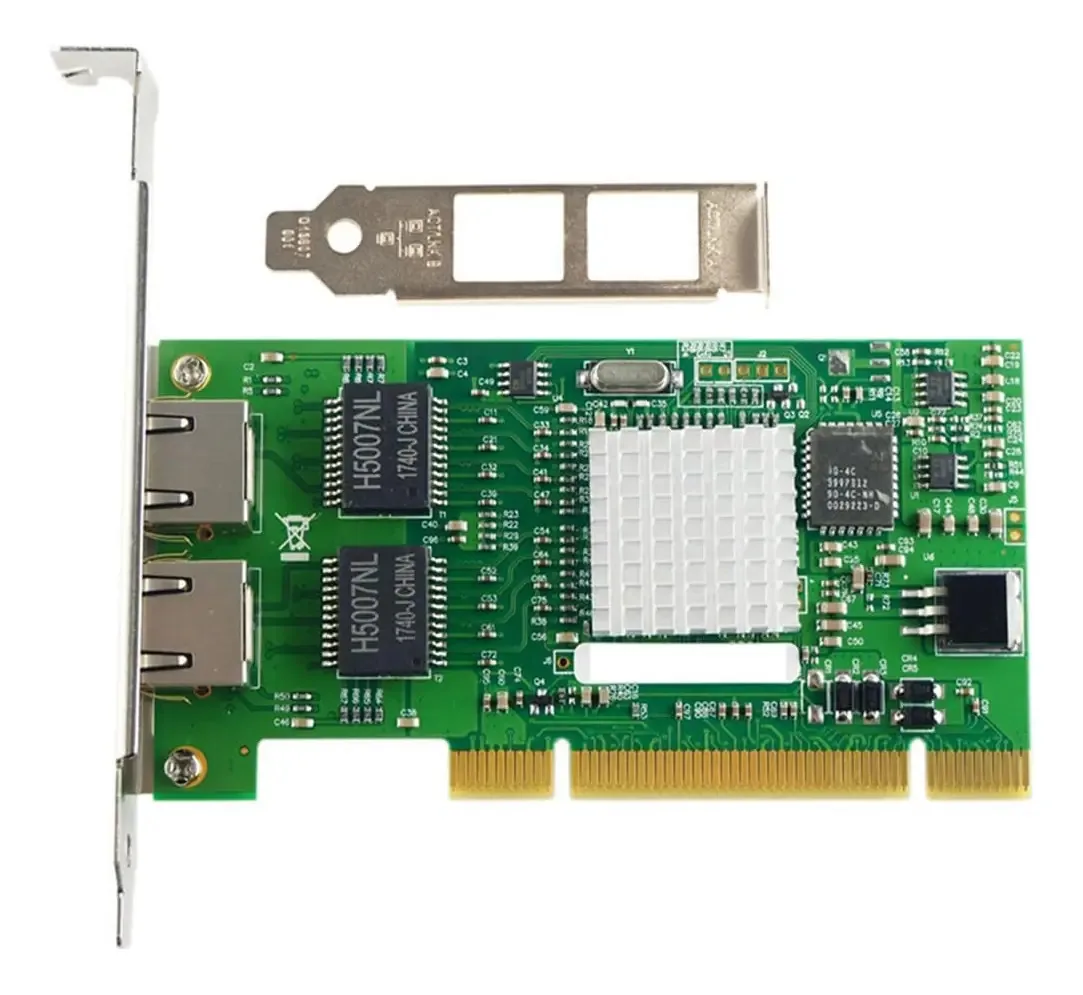 Pomojonbi Chipset 82546 Dual-port Gigabit 8492mt Placa de Rede de Servidor Pci 1000m Rj45 Nic Adaptador de Desktop Ethernet