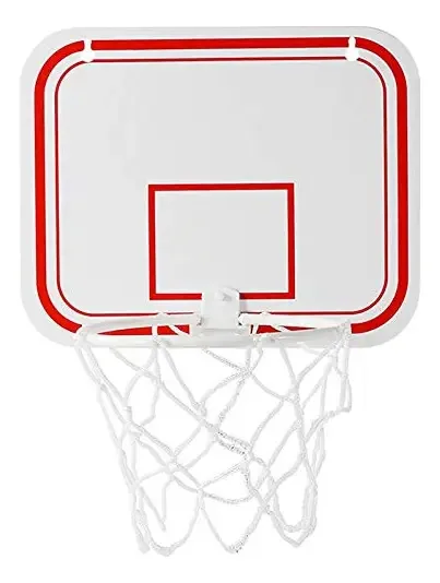 Clipe esportivo de basquete Mautacly para escritório, para lixeira, basquete, pequeno clipe de tabuleiro de basquete para cesta de lixo