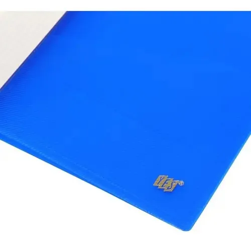 Pasta C/prendedor Ofício Transparente Azul Yes