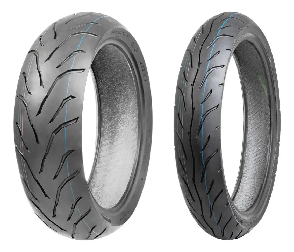Conjunto de pneus Honda Cbr F3 600 1995. Na Panther Motos