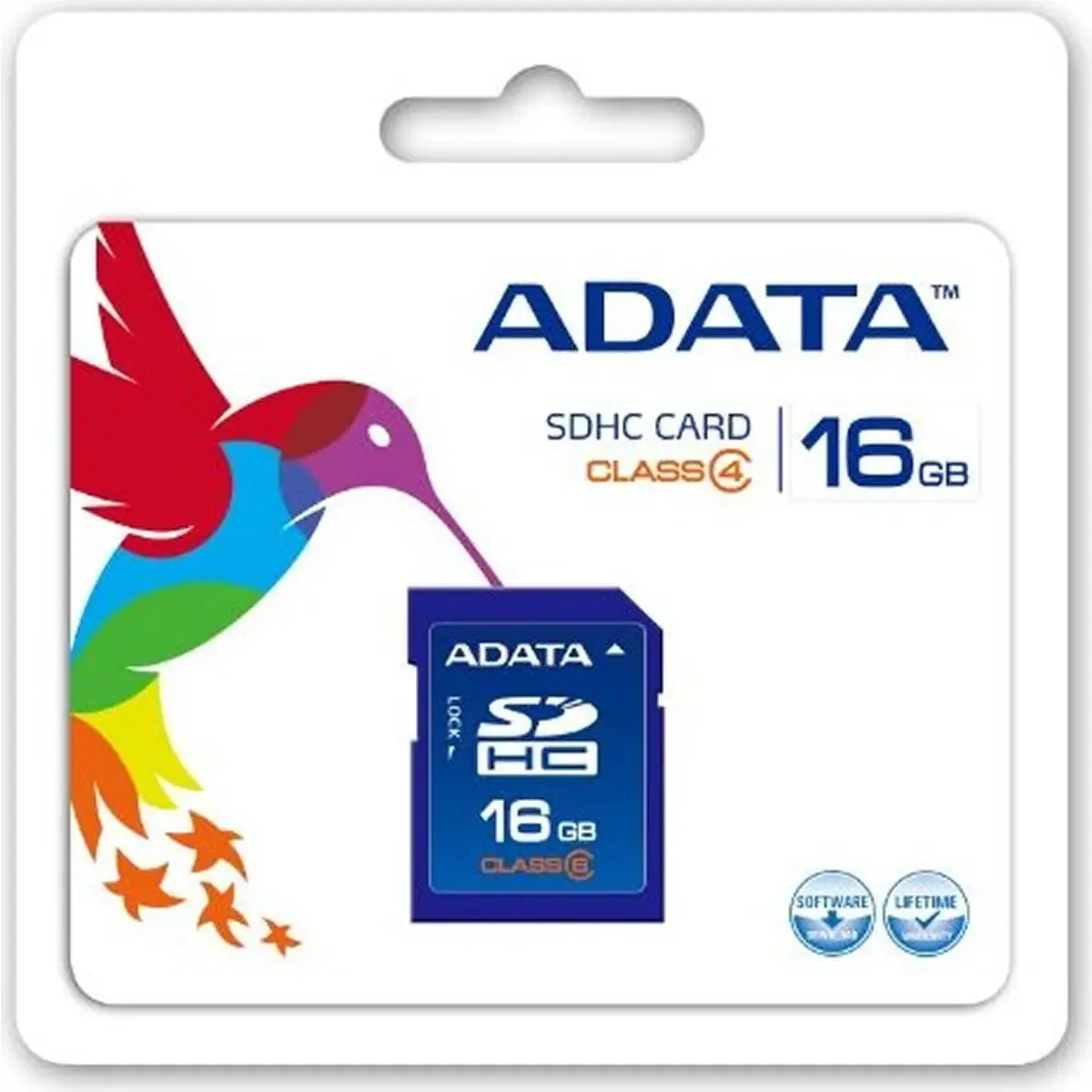 Memória SD Adata 16gb Classe 4 ASDH16GCL4-R