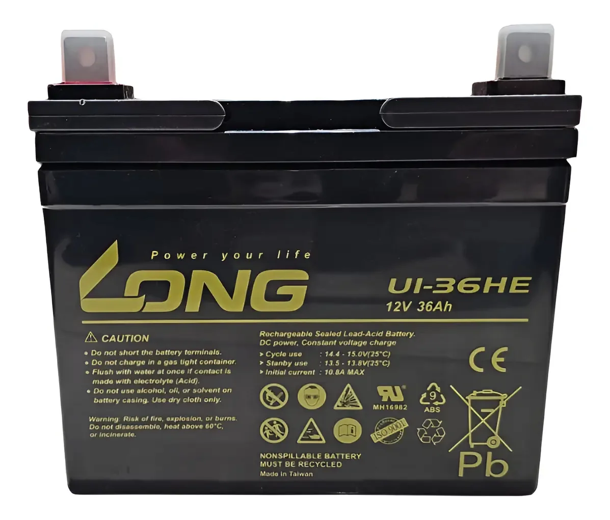 Bateria de ciclo profundo longo de 12v 36a