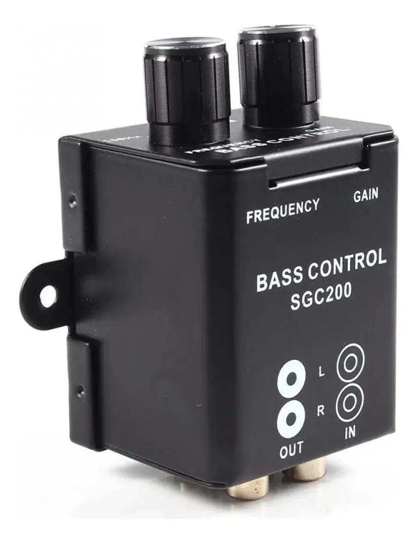 Dewedrt 500365303 - Amplificador de carro remoto com subwoofer, equalizador de graves para carro
