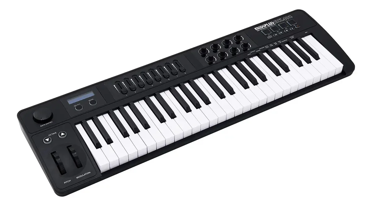 Midiplus, controlador de teclado Midi de 49 teclas (bk492)