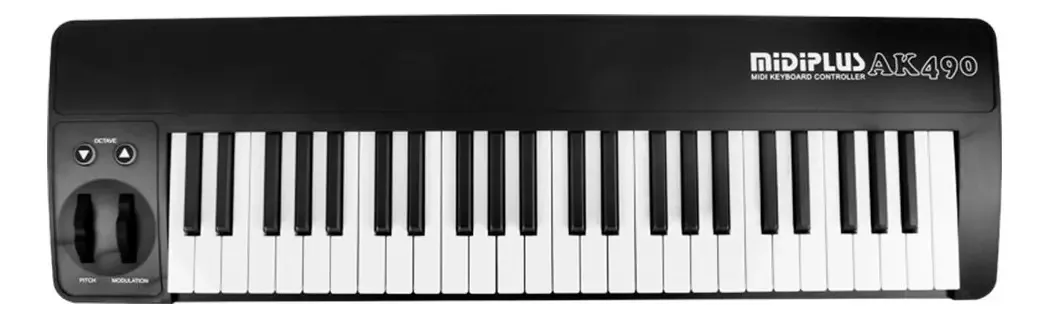 Teclado USB Midi Midiplus Ak490 49 teclas sensíveis