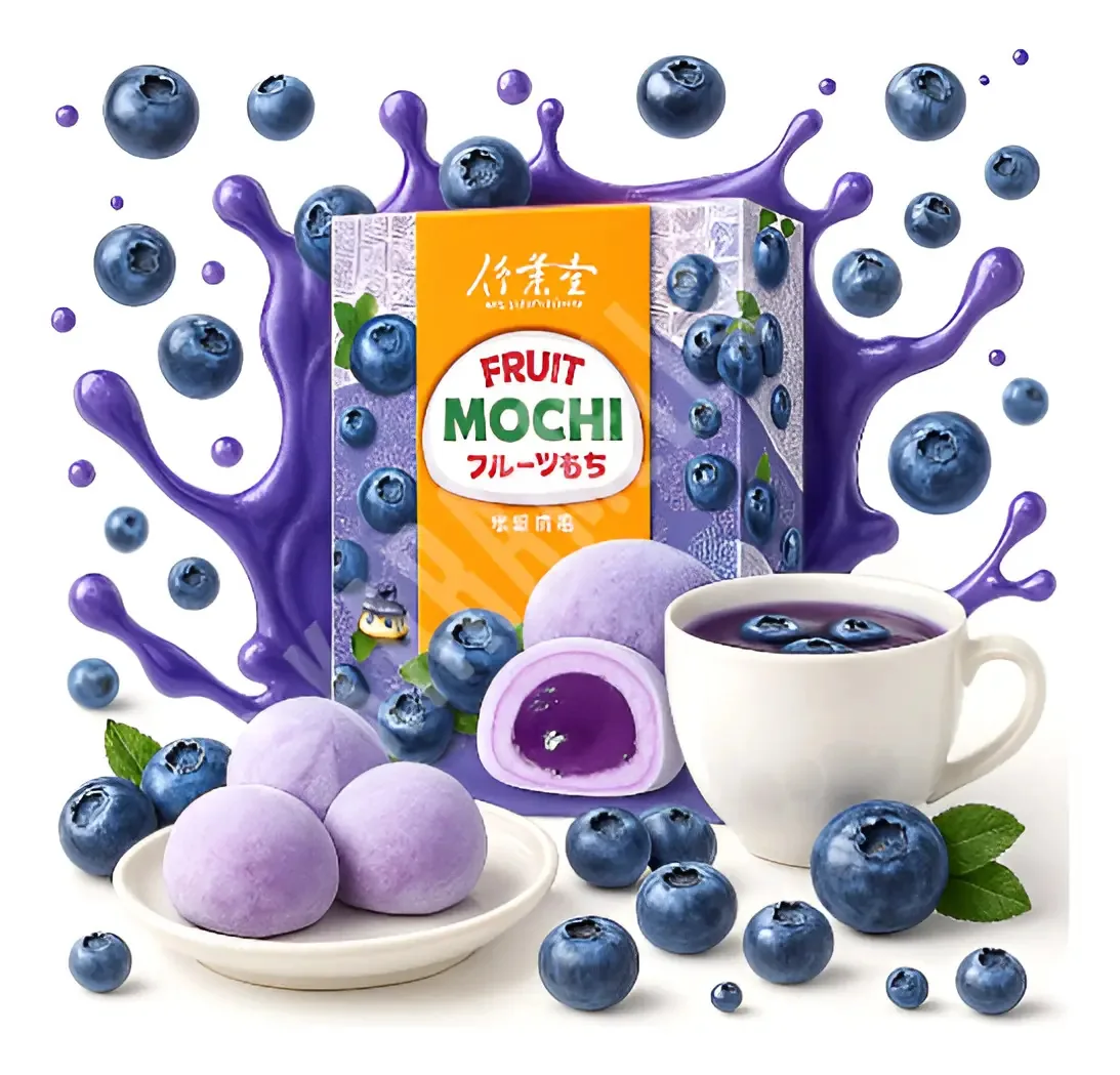 Bamboo House Mochi Blueberry 140g