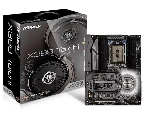 Placa Mãe ASRock X399 Taichi DDR4 AMD Threadripper 128GB