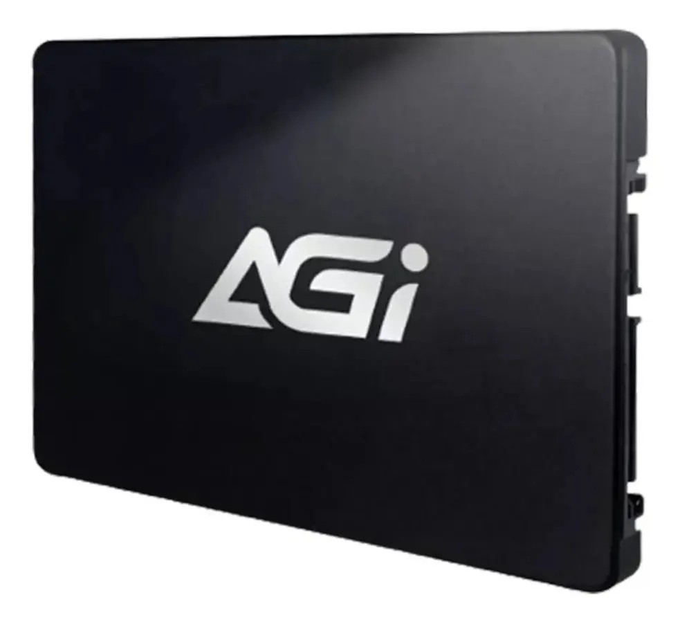 Disco SSD Agi 256gb colorido preto